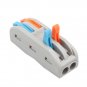 Excellway PCT-2 2Pin Colorful Docking Connector Electrical Connectors Wire Terminal Block Universal 