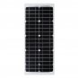 30W 12V Solar Power Panel Monocrystalline Silicon Semi-flexible Home Electricity