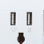 10A Dual USB Plug Power Socket Wall AC DC Charger Switch Outlet Adapter Port