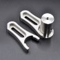 MTOLASER M-BASE-C Stainless Steel Optical Adjustment Fork Type Briquetting Base Fork Plate Laser Mod
