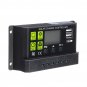 PWM 10A 12V/24V Auto Solar Panel Solar Charge Controller Battery Charge Adapter LCD USB