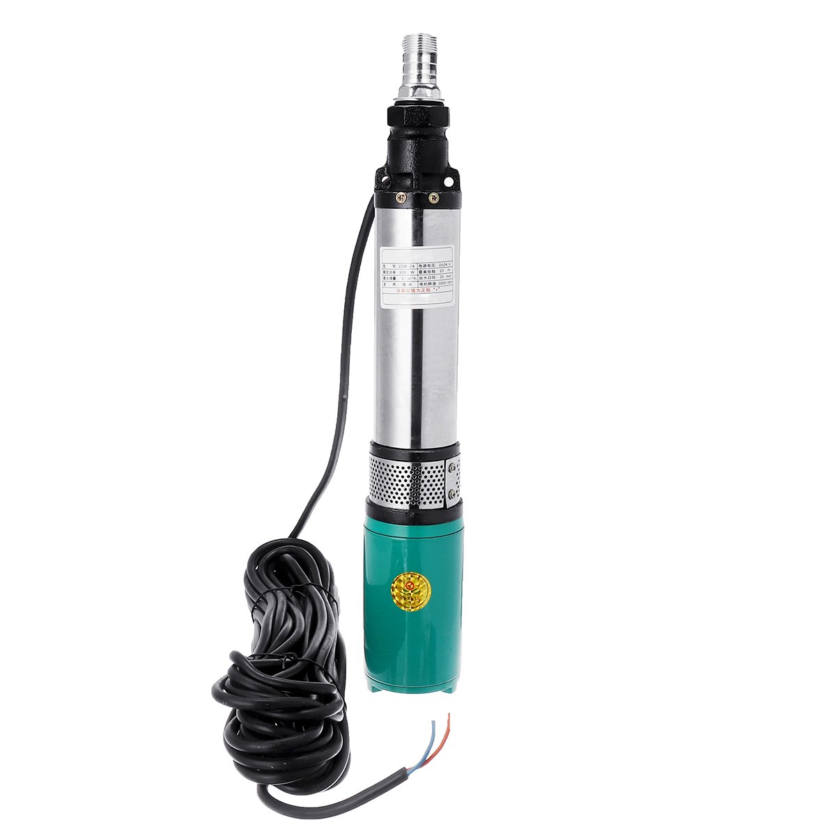 320W DC 24V 5m/h 60m Solar Water Pump Submersible Bore Hole Deep Well Pump