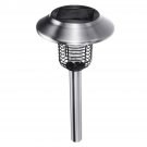 Solar Electric Shock Mosquito LED Light Fly Bug Insect Zapper Killer Trap Lamp Intelligent Light-con