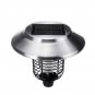 Solar Electric Shock Mosquito LED Light Fly Bug Insect Zapper Killer Trap Lamp Intelligent Light-con