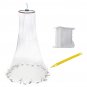 3.0M 10FT Hand Easy Throw Manual Fishing Net Spin Bait Casting Nylon Line Sinker