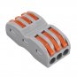Excellway 3Pin Wire Docking Connector Termainal Block Universal Quick Terminal Block SPL-3 Electric