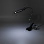 Magnifier LED Light Magnifying Glass w/ Clamp Lamp Flexible Clip on Desktop