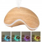 6 Color Changing LED Light 150ML Aroma Diffuser Aromatherapy Light Colored Wood Grain Essential Oil 