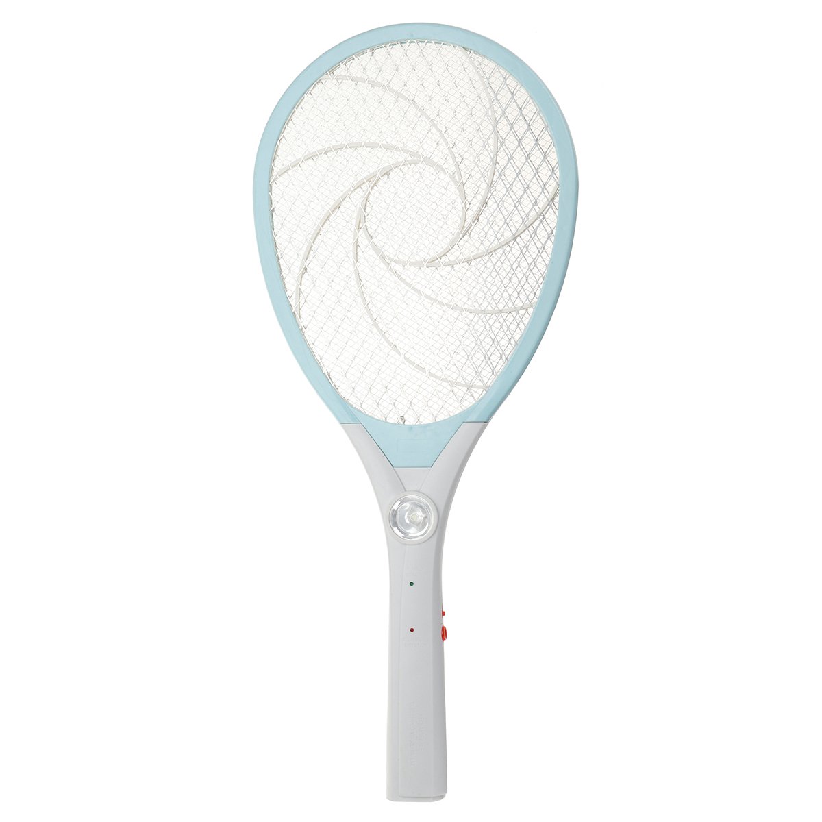 Electric Bug Zapper Racket Mosquito Fly Swatter Killer Insect Rechargeable With LED Lamp