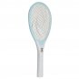 Electric Bug Zapper Racket Mosquito Fly Swatter Killer Insect Rechargeable With LED Lamp