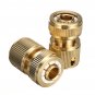 10M Pressure Washer Cleaning Hose Golden Tube +Extension Water G-un +5 Connectors