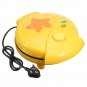 1000W 220V Electric Non-Stick Cake Pan Pie Maker Iron Machine Baking Snack Maker For Kids