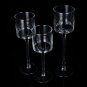 3Pcs Elegant Tea Light Glass Candle Holders Wedding Table Party Centerpiece