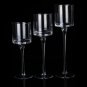 3Pcs Elegant Tea Light Glass Candle Holders Wedding Table Party Centerpiece