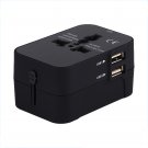 AUGIENB Global Travel Converter Dual USB Multifunction Conversion Power Plug Socket Traveling Univer