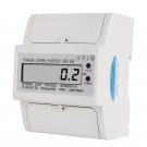 30-100A 230V LCD Display Single-phase Electric Watt-hour Meter DIN-rail Type Installation Household 