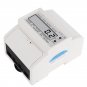 30-100A 230V LCD Display Single-phase Electric Watt-hour Meter DIN-rail Type Installation Household