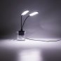 LED Aquarium Light, Saltwater Freshwater Fish Tank Clip On Lamp for Coral, Planted Nano Aquarium Tan