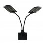 LED Aquarium Light, Saltwater Freshwater Fish Tank Clip On Lamp for Coral, Planted Nano Aquarium Tan