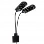 LED Aquarium Light, Saltwater Freshwater Fish Tank Clip On Lamp for Coral, Planted Nano Aquarium Tan