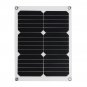 15W Monocrystalline Solar Panel Dual USB Output Solar Powered Panel With Charger Battery clip