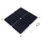 14W Monocrystalline Solar Panel Dual USB Output Solar Powered Panel Sucker Mountaineering Buckle