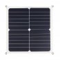 14W Monocrystalline Solar Panel Dual USB Output Solar Powered Panel Sucker Mountaineering Buckle