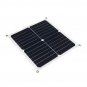 14W Monocrystalline Solar Panel Dual USB Output Solar Powered Panel Sucker Mountaineering Buckle
