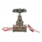 Iron Black Vintage Steampunk 1/2 Inch Stop Valve Light Switch With Wire Pass Thru