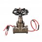 Iron Black Vintage Steampunk 1/2 Inch Stop Valve Light Switch With Wire Pass Thru