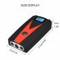 82800mAh 12V LED Car Jump Starter Power Bank Booster Starter 4 USB Charging with Compass SOS Mode