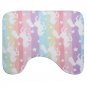 3Pcs /Set Washable Anti-Slip Bathroom Mats Set Shower Floor Toilet Rug Carpet Unicorn