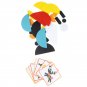 Wooden Creative Fun Jigsaw Puzzle Geometric Shape Tangram Intelligence Early Education Toy