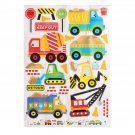 Wall Decals Construction Trucks Tractor Room Decor Art Sticker Colorful