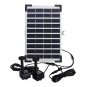 10V 5W Solar Power Powered Water Fountain Pump For Pool Pond Garden Outdoor Submersible