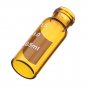 100Pcs/Set 2ml Graduated Brown Sample Vials Autosampler Vials Bottles Threaded Vial w/ Write-on Spot