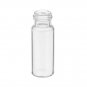 100Pcs/Set 2ml Ungraduated Clear Sample Vials Autosampler Vials Bottles Threaded Vial w/ Write-on Sp