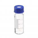 100Pcs/Set 2ml Graduated Clear Sample Vials Autosampler Vials Bottles Threaded Vial w/ Write-on Spot