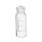 100Pcs/Set 2ml Graduated Clear Sample Vials Autosampler Vials Bottles Threaded Vial w/ Write-on Spot