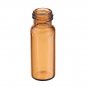 100Pcs/Set 2ml Ungraduated Brown Sample Vials Autosampler Vials Bottles Threaded Vials w/ Write-on S