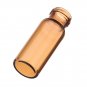 100Pcs/Set 2ml Ungraduated Brown Sample Vials Autosampler Vials Bottles Threaded Vials w/ Write-on S