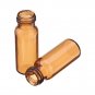 100Pcs/Set 2ml Ungraduated Brown Sample Vials Autosampler Vials Bottles Threaded Vials w/ Write-on S