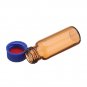100Pcs/Set 2ml Ungraduated Brown Sample Vials Autosampler Vials Bottles Threaded Vials w/ Write-on S