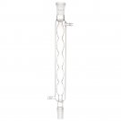 24/40 300mm Glass Allihn Condenser Chemistry Lab Experiment Test With Spherical Inner Tube Straight 