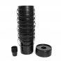 8 Growing Sites Hydroponic Bubbler Bucket 20L AC 220V Black Deep Water Culture DWC Hydroponic System