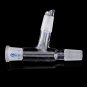 19/26 75 Degree Three-way Borosilicate Glass Distillation Adapter Connector Distilling Tube w/ Stand