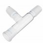 29/32 75 Degree Three-way Borosilicate Glass Distillation Adapter Connector Distilling Tube w/ Stand