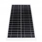 40W 18V Power Solar Panel Monocrystalline Silicon Semi-flexible Home Electricity