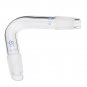 19/26 75 Degree Borosilicate Glass Distillation Adapter Connector Distilling Tube w/ Standard Ground
