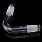 19/26 75 Degree Borosilicate Glass Distillation Adapter Connector Distilling Tube w/ Standard Ground